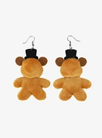 Five Nights at Freddy's Freddy Fazbear Plush Earrings