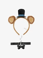 Five Nights At Freddy's Freddy Fazbear Ears Headband and Necklace Set