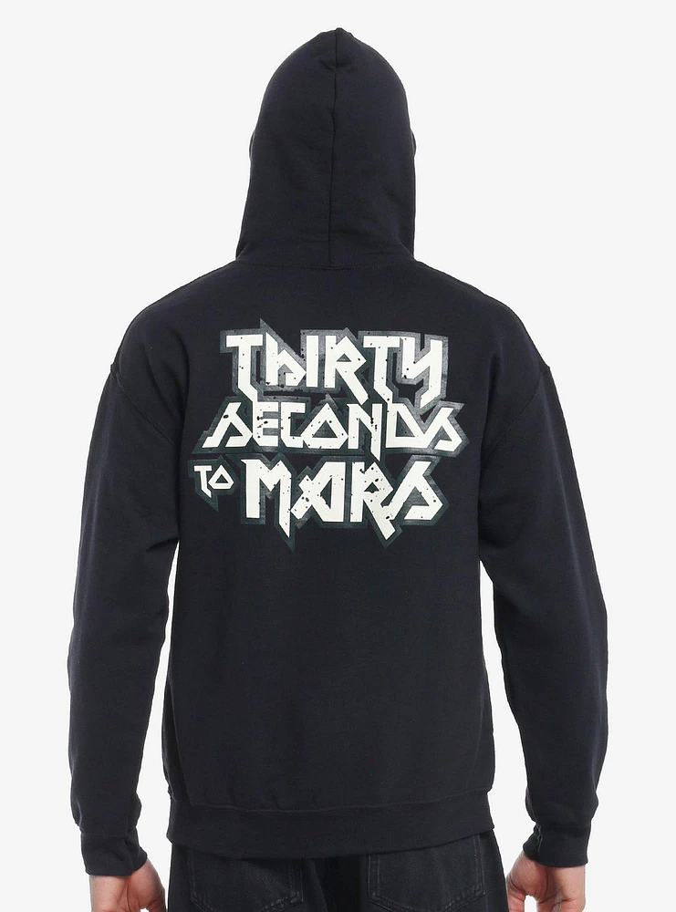 Thirty Seconds To Mars Skull Seasons Tour Hoodie