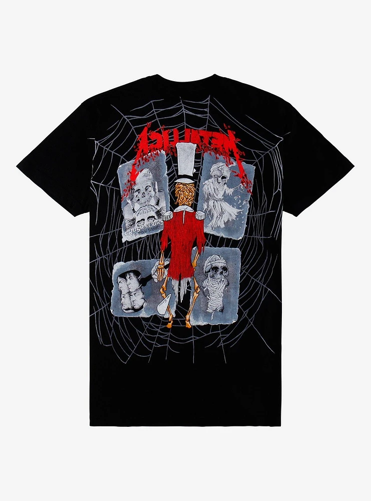 Metallica Spiderweb Playing Card Collage T-Shirt