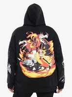 Hazbin Hotel Vaggie & Charlie Girls Oversized Hoodie Plus