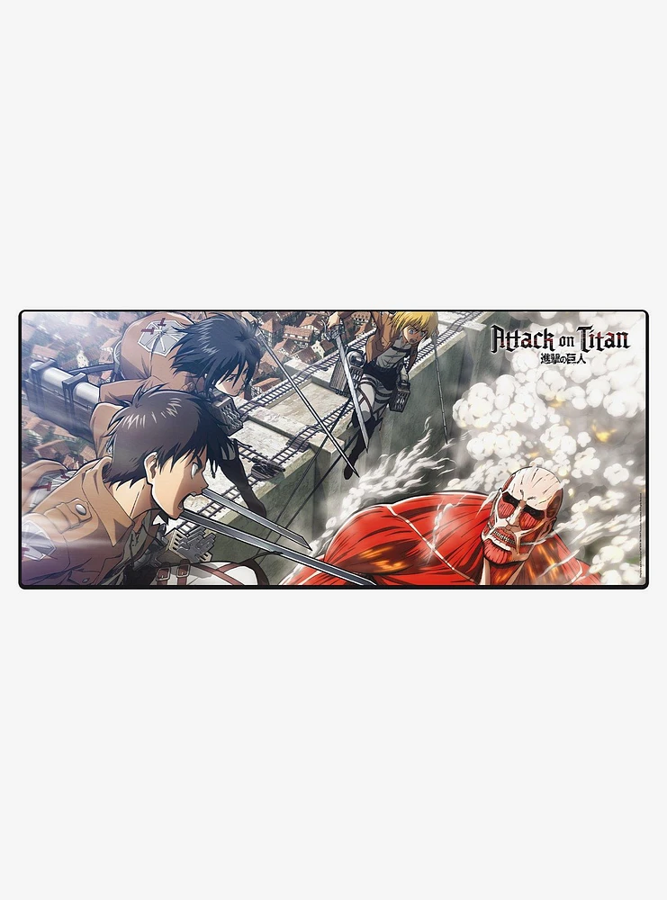 Attack on Titan XXL Mousepad and Boxed Poster Bundle