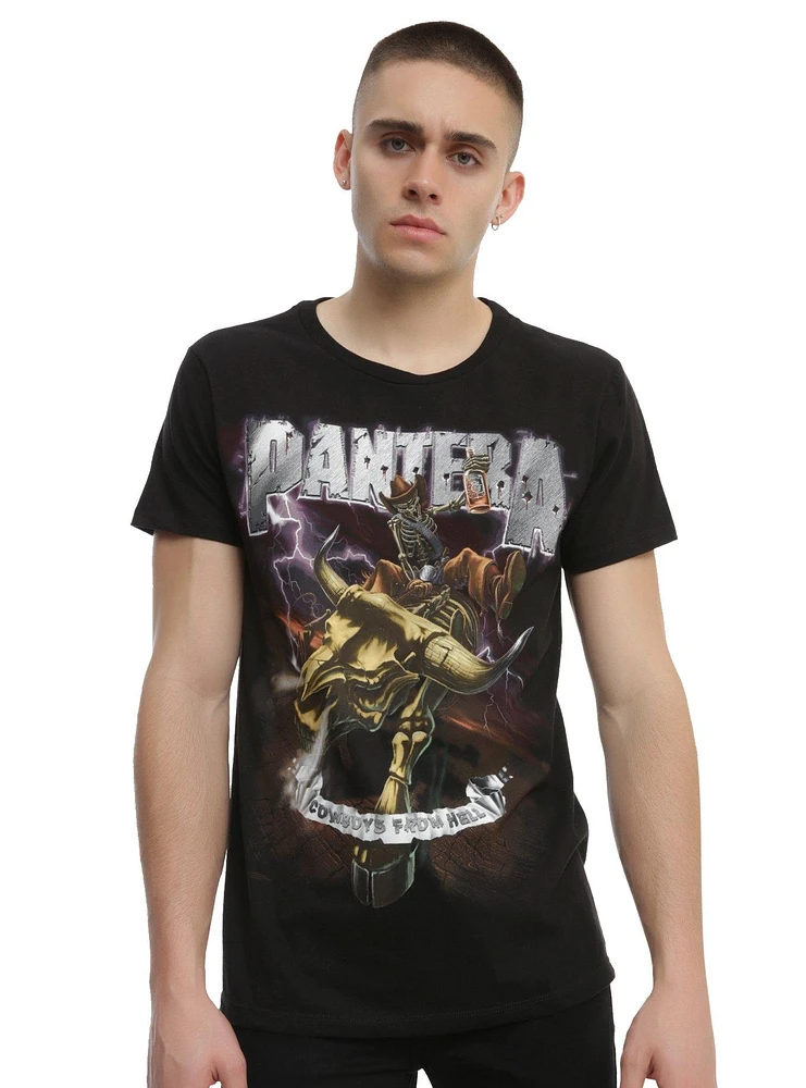 Pantera Cowboys From Hell Band Photo T-Shirt