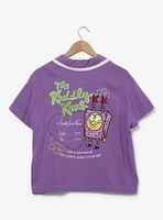 SpongeBob SquarePants The Kuddly Krab Women's Cropped Woven T-Shirt — BoxLunch Exclusive
