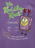 SpongeBob SquarePants The Kuddly Krab Women's Cropped Woven T-Shirt — BoxLunch Exclusive