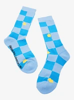 Nintendo Kirby Checkered Allover Print Crew Socks — BoxLunch Exclusive