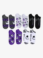 The Nightmare Before Christmas Jack Skellington Jack Is Back No-Show Socks 5 Pair