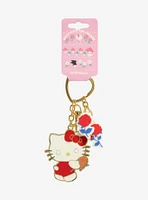 Sanrio Hello Kitty Retro Floral Multi-Charm Keychain