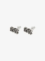 AC/DC Logo Stud Earrings