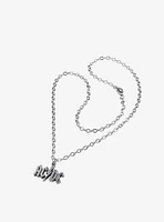 AC/DC Lightning Logo Necklace