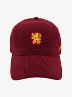 Harry Potter Gryffindor Lion Corduroy Ball Cap — BoxLunch Exclusive