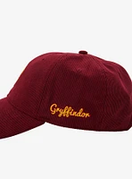 Harry Potter Gryffindor Lion Corduroy Ball Cap — BoxLunch Exclusive