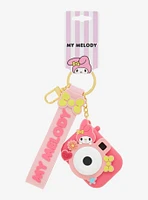 Sanrio My Melody Camera Wristlet Charm Keychain