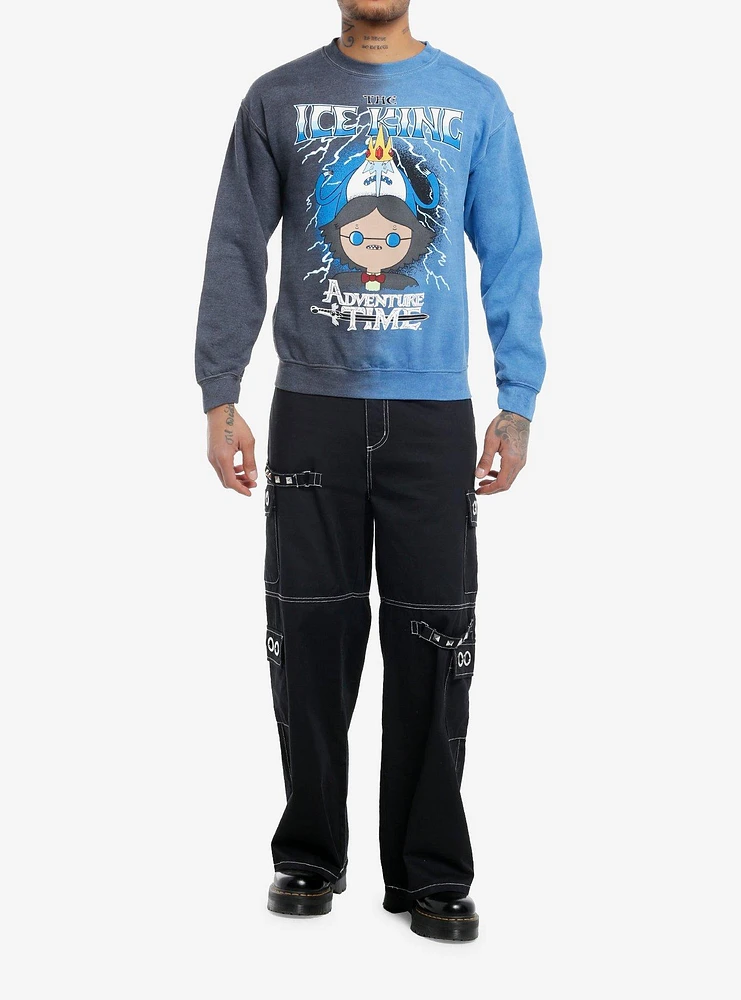 Adventure Time The Ice King Split Dye Sweatshirt