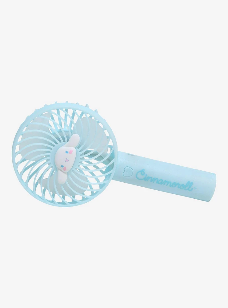 Cinnamoroll Blue Handheld Fan With Stand