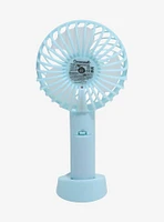 Cinnamoroll Blue Handheld Fan With Stand