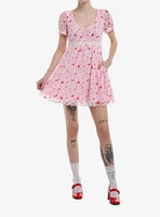 Sweet Society Strawberry Lace Empire Dress