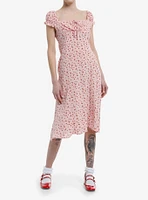 Sweet Society Strawberry Empire Midi Dress