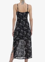 Social Collision Butterfly Floral Maxi Cami Dress