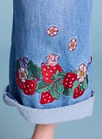 Strawberry Shortcake Embroidered Women's Overalls — BoxLunch Exclusive