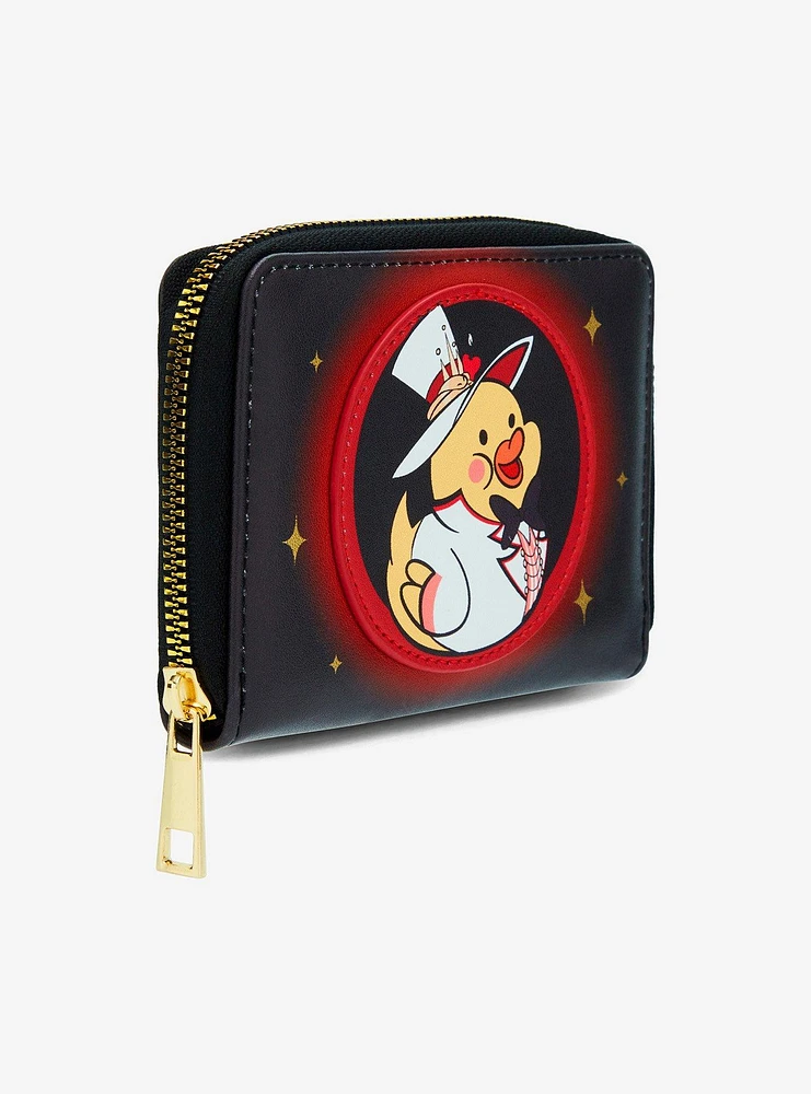 Hazbin Hotel Lucifer Duck Mini Zip Wallet