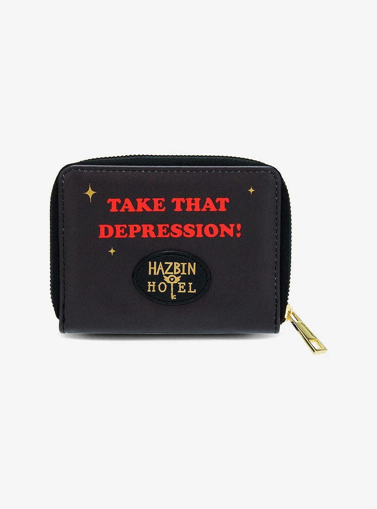 Hazbin Hotel Lucifer Duck Mini Zip Wallet