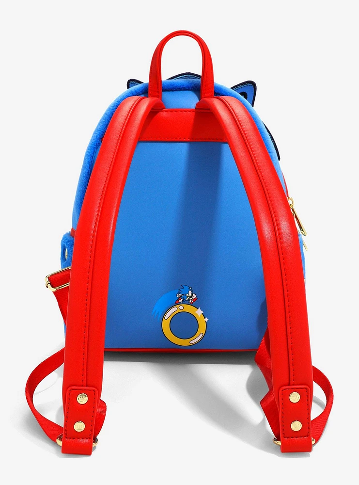 Loungefly Sonic The Hedgehog Ring Figural Mini Backpack