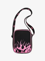 Loungefly Kuromi Flames Athletic Crossbody Bag