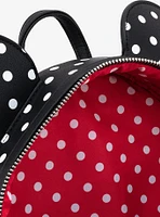 Loungefly Disney Minnie Mouse Dots & Bow Figural Mini Backpack