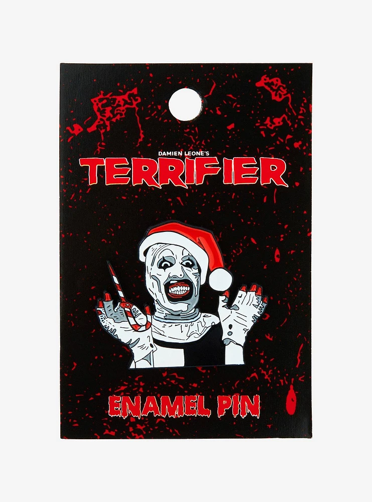 Terrifier Santa Art Enamel Pin