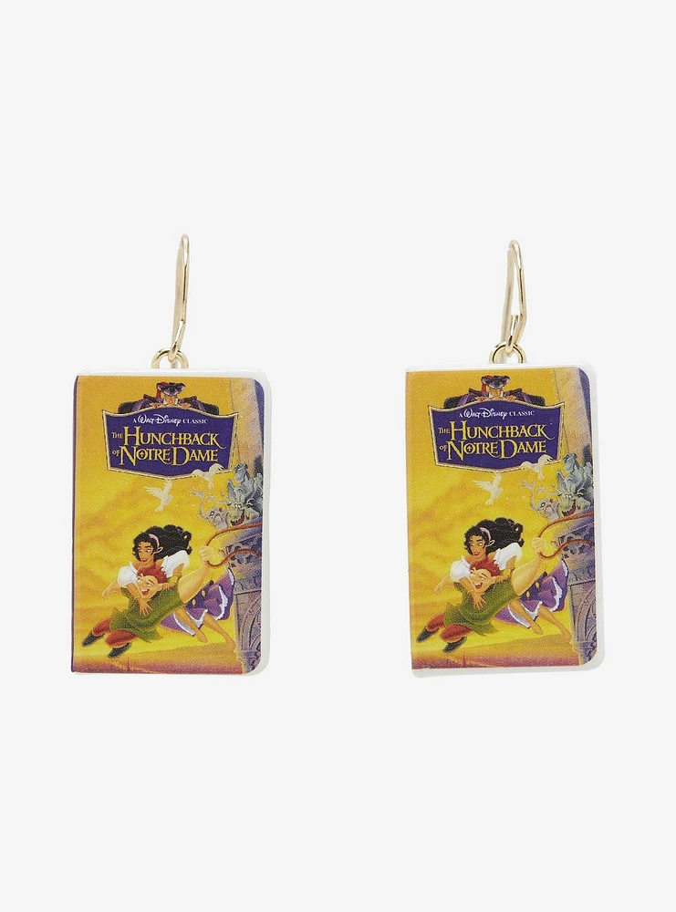 Disney The Hunchback Of Notre Dame VHS Drop Earrings