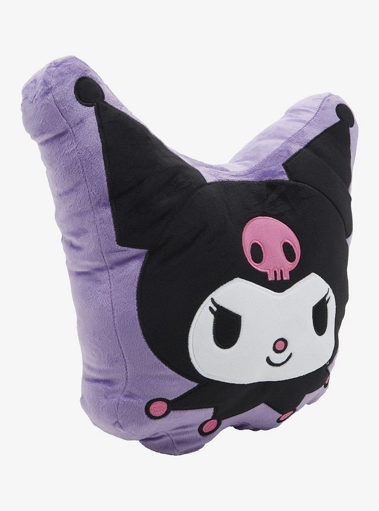 Kuromi Face Figural Pillow