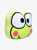 Keroppi Face Figural Pillow