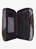 Loungefly Star Wars Luke Skywalker Lightsaber Diagram Small Zip Wallet