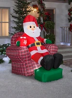 Santa in Recliner Airblown