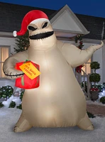 Disney Nightmare Before Christmas Oogie Boogie with Present Giant Airblown