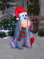 Disney Eeyore in Santa Hat Airblown