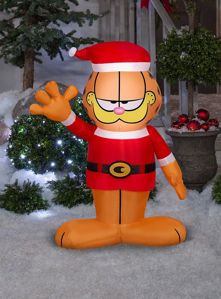 Garfield in Santa Suit Airblown