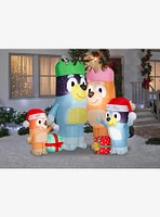 Bluey and Family Scene Christmas Airblown