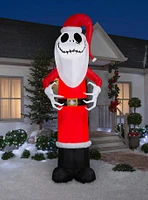 Disney Nightmare Before Christmas Giant Jack in Santa Outfit Airblown