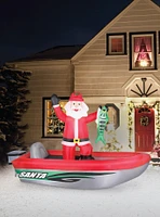 Fishing Santa 10ft Inflatable