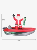 Fishing Santa 10ft Inflatable