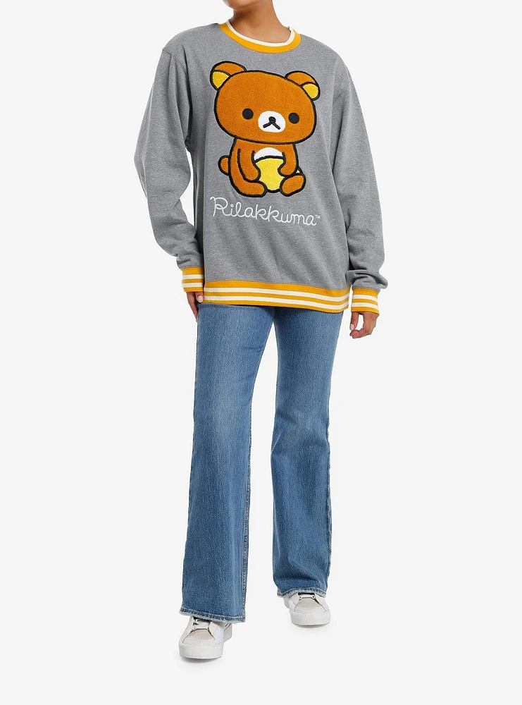 Rilakkuma Fuzzy Patch Girls Sweatshirt