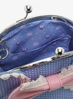 Loungefly Disney Minnie Mouse Floral Lace Ears Crossbody Bag