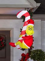 The Grinch Hanging Candy Cane Airblown