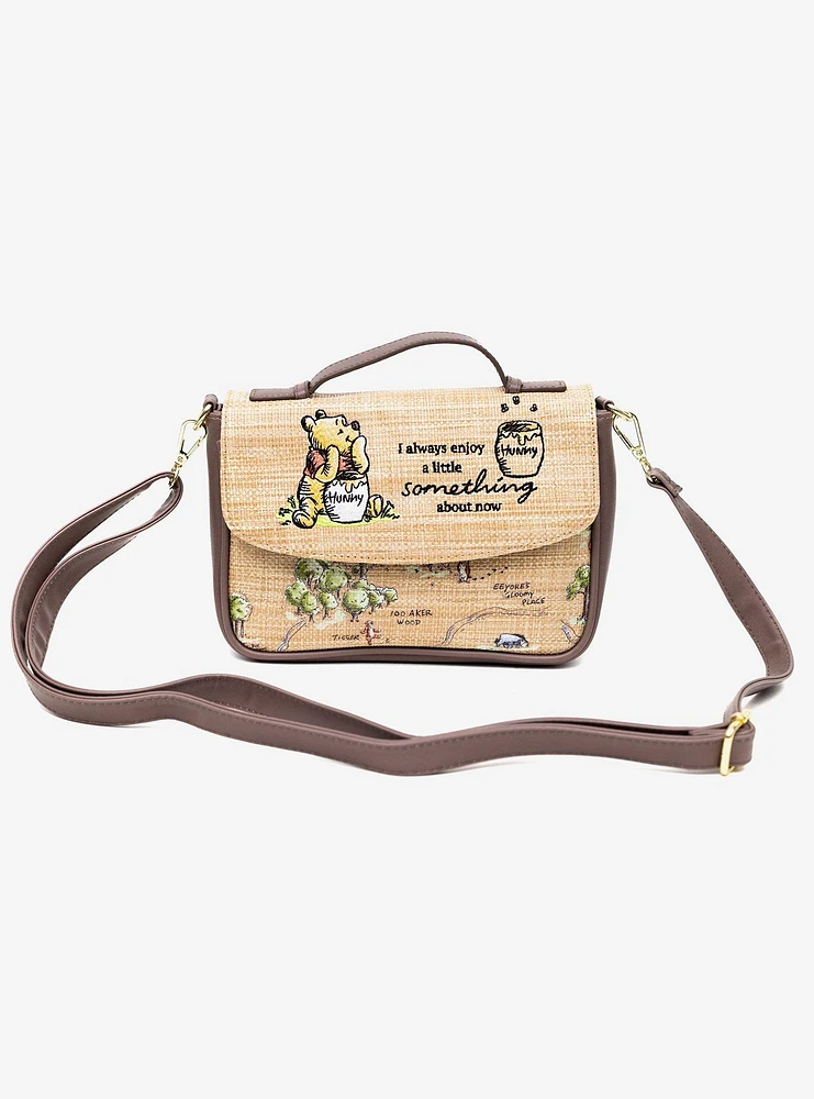 Disney Winnie the Pooh Embroidered Crossbody Bag