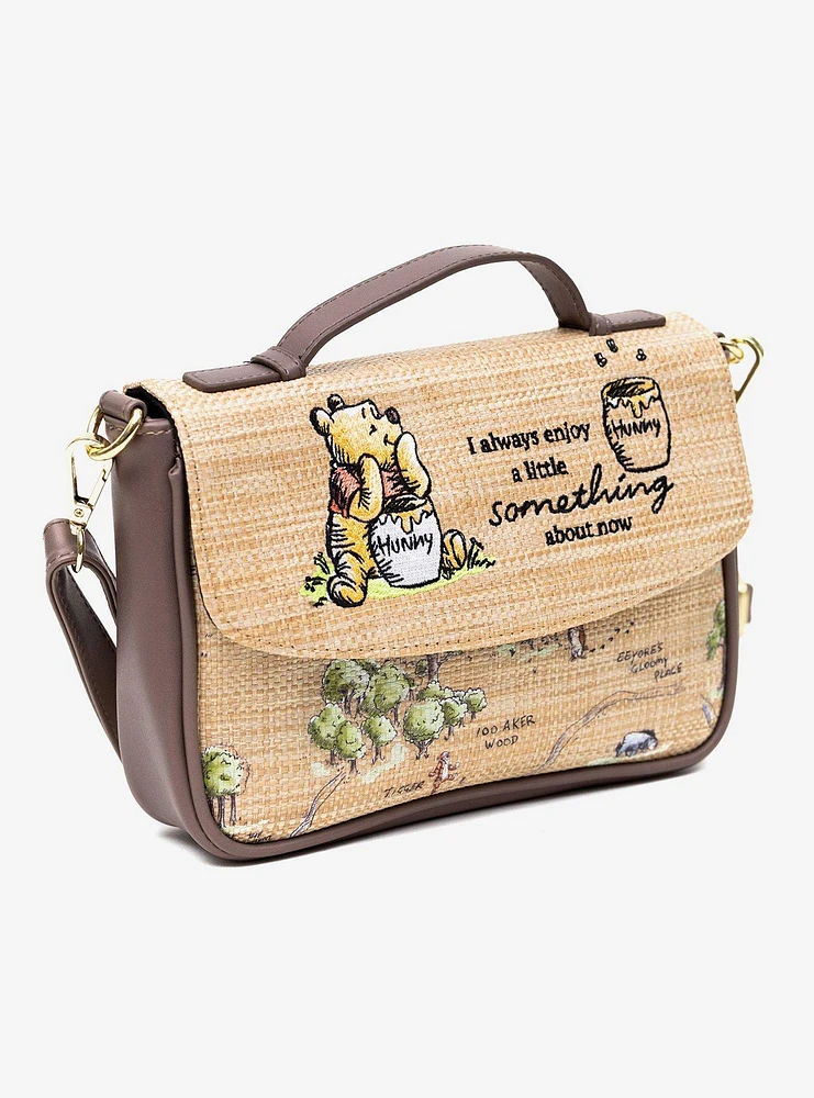 Disney Winnie the Pooh Embroidered Crossbody Bag