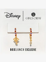 Girls Crew Disney Mulan Fan & Sword Earrings — BoxLunch Exclusive