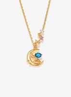 Girls Crew Disney Lilo & Stitch Crescent Moon Stitch Necklace — BoxLunch Exclusive