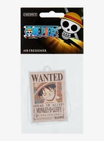 One Piece Monkey D. Luffy Wanted Poster Coconut Scented Air Freshener - BoxLunch Exclusive